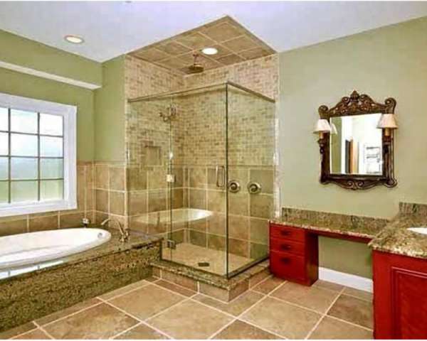 bathrooms in mountain houses